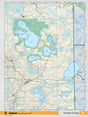 NOAB56 Wall Map - Christina Crossing - Backroad Maps