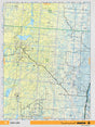 NOAB63 Wall Map - Sawn Lake - Backroad Maps