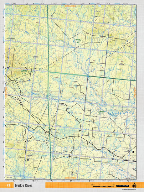 NOAB73 TOPO Map - Meikle River - Backroad Maps