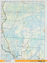 NOAB77 Wall Map - Senex Creek - Backroad Maps