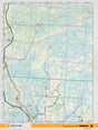 NOAB77 Wall Map - Senex Creek - Backroad Maps