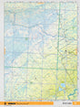 NOAB78 Wall Map - Burnt Lakes - Backroad Maps
