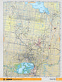 NOAB92 Wall Map - Zama City - Backroad Maps