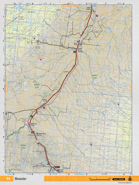 NOAB93 TOPO - Meander - TOPO Map