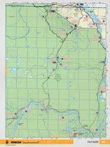NOAB96 Wall Map - Fort Smith - Backroad Maps