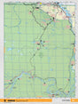 NOAB96 Wall Map - Fort Smith - Backroad Maps