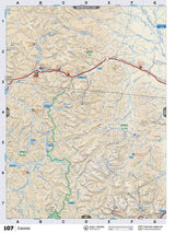 NOBC107 Wall Map - Cassiar - Backroad Maps