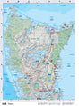 NOBC113 Wall Map - Masset - Backroad Maps