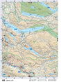 NOBC23 Wall Map - Babine Lake - Backroad Maps