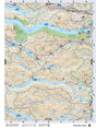 NOBC8 Wall Map - Francois Lake - Backroad Maps