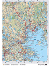 NSNS14 Wall Map - Bridgewater - Backroad Maps