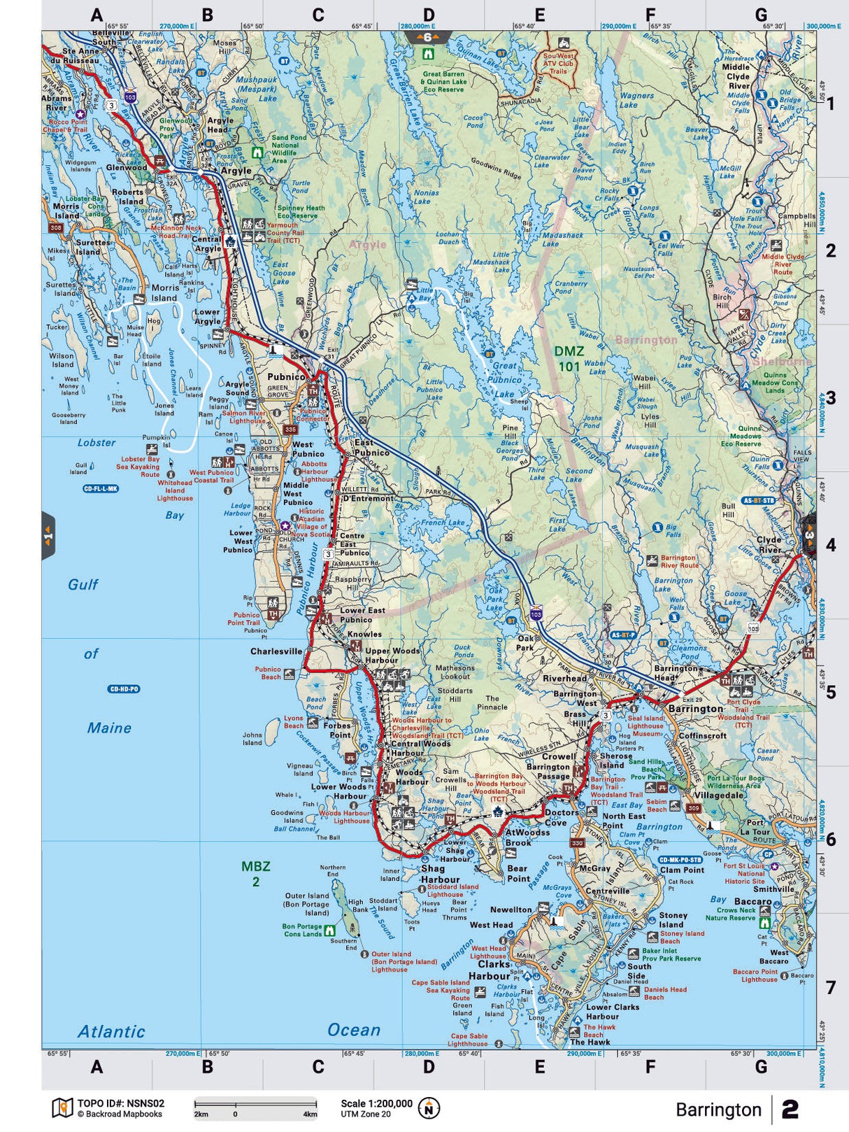 NSNS2 TOPO - Barrington - TOPO Map