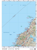 NSNS48 Wall Map - Inverness - Backroad Maps