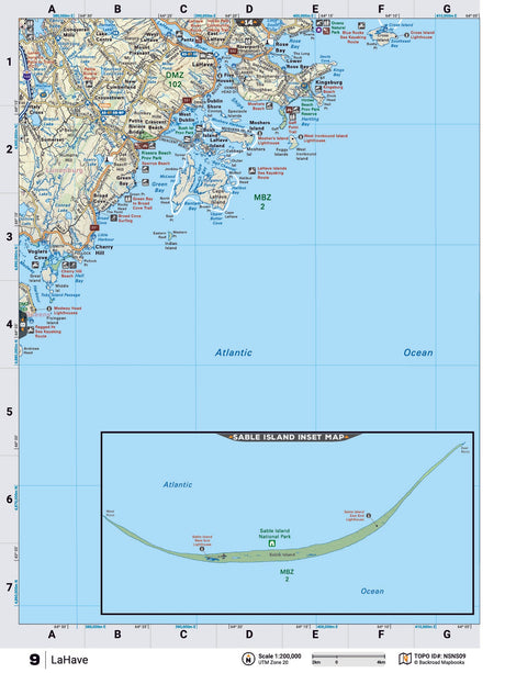 NSNS9 TOPO - LaHave - TOPO Map