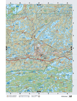 NWON12 Wall Map - Atikokan - 