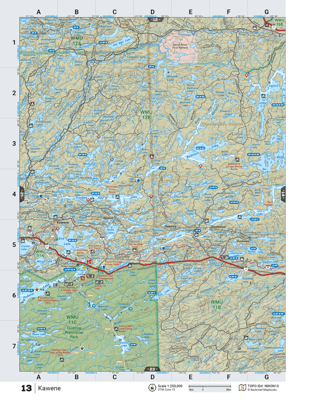 NWON13 TOPO - Kawene - TOPO Map