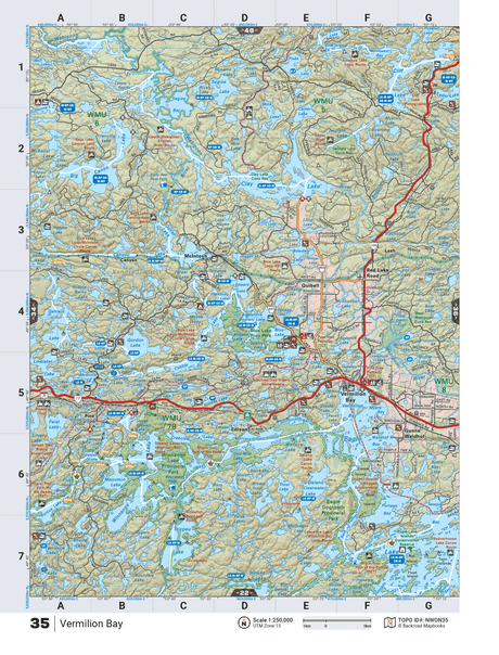 NWON35 Wall Map - 