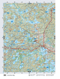 NWON35 Wall Map - 