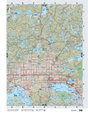 NWON36 Wall Map - Dryden - 