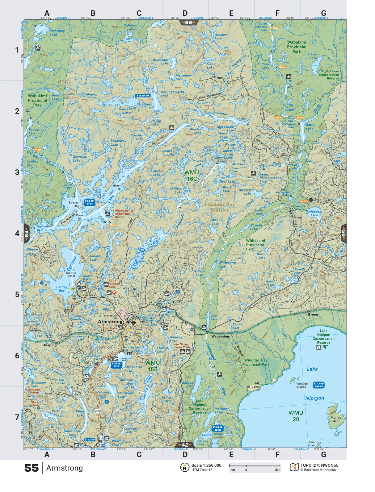 NWON55 TOPO - Armstrong - TOPO Map