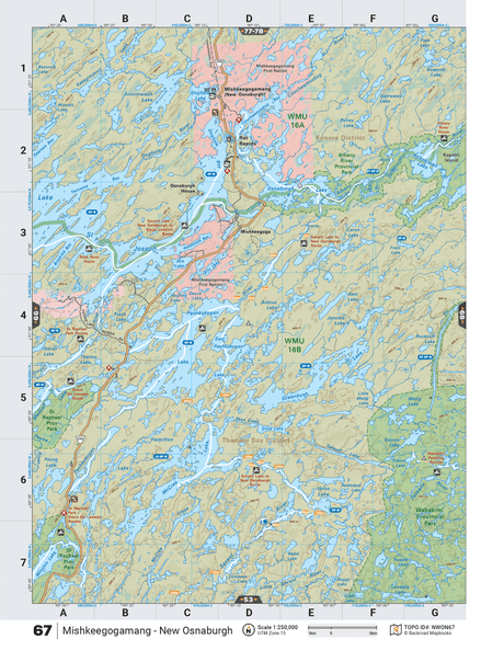 NWON67 TOPO Map - New Osnaburgh - Backroad Maps