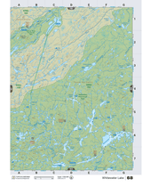 NWON68 Wall Map - Whitewater Lake - Backroad Maps