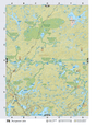 NWON75 Wall Map - Nungesser Lake - Backroad Maps