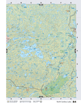 NWON84 TOPO Map - North Caribou Lake - Backroad Maps