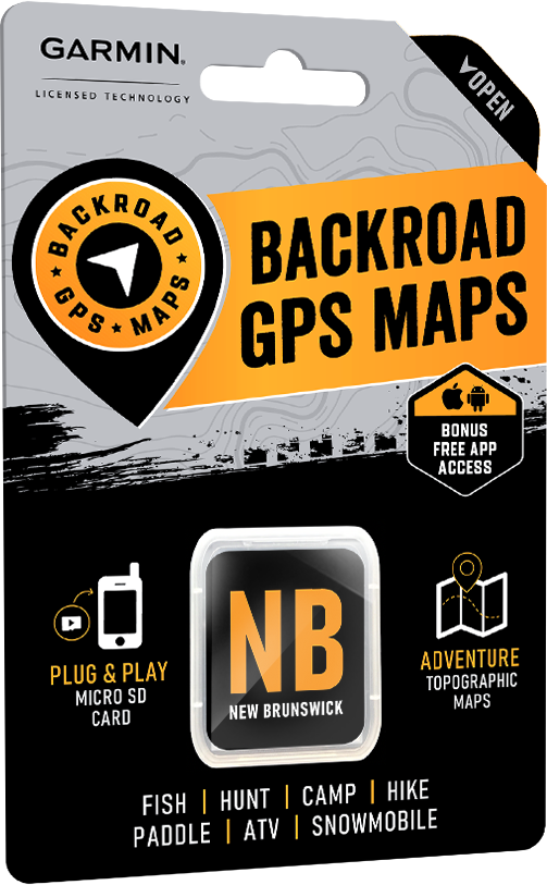 New Brunswick - Garmin-Licensed GPS Maps