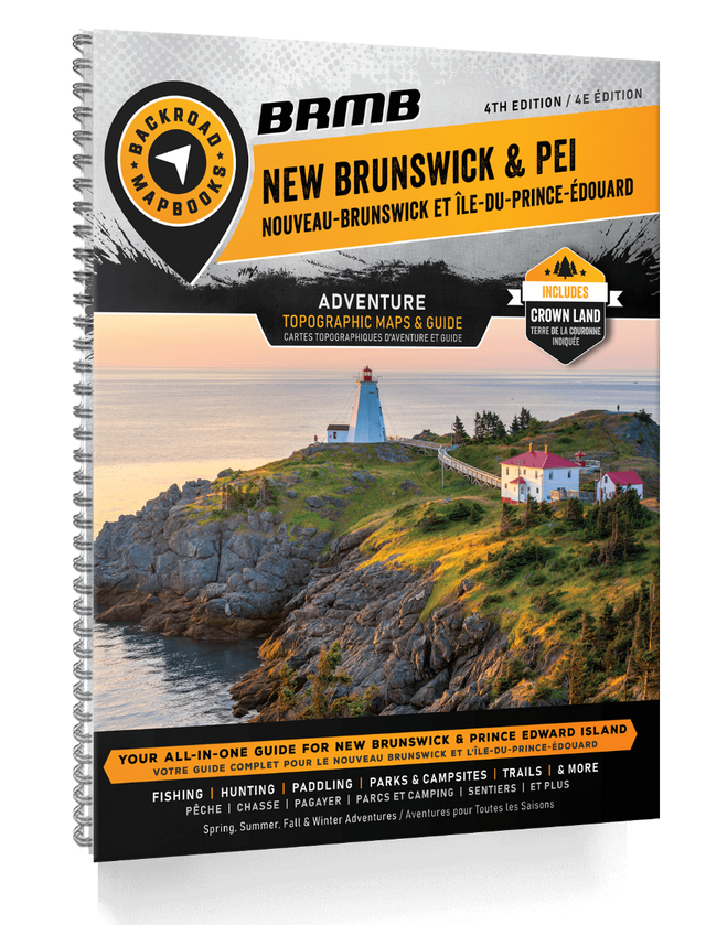 New Brunswick & PEI - Backroad Mapbook