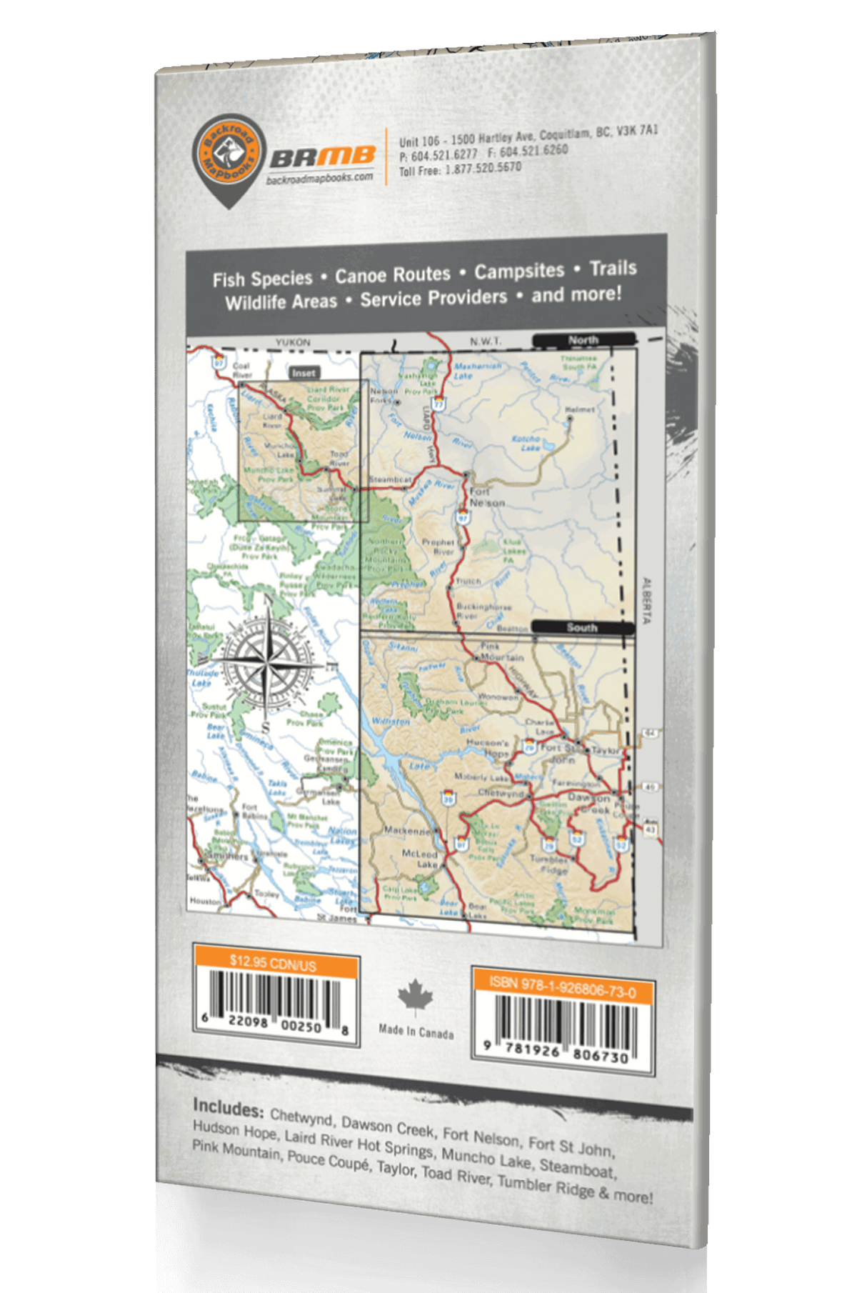 Northeastern BC - Recreation Map - Backroad Maps