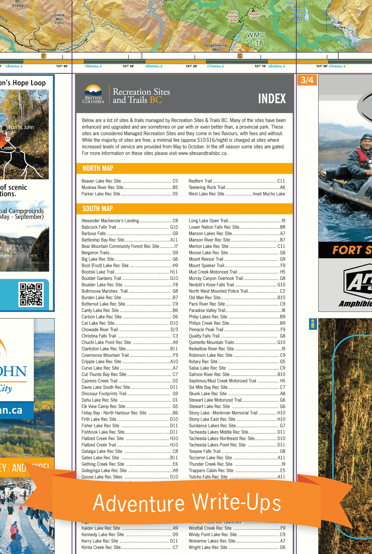Northeastern BC - Recreation Map - Backroad Maps