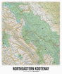 Northeastern Kootenay, BC - Wall Map - Backroad Maps