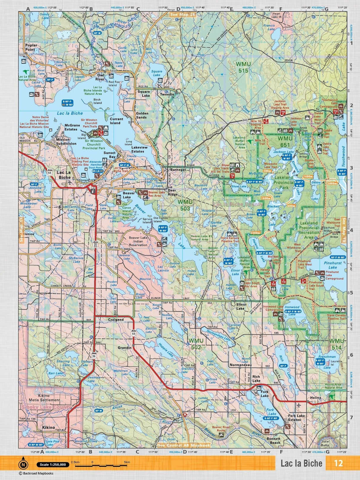 Northern Alberta Backroad Mapbook - Backroad Maps