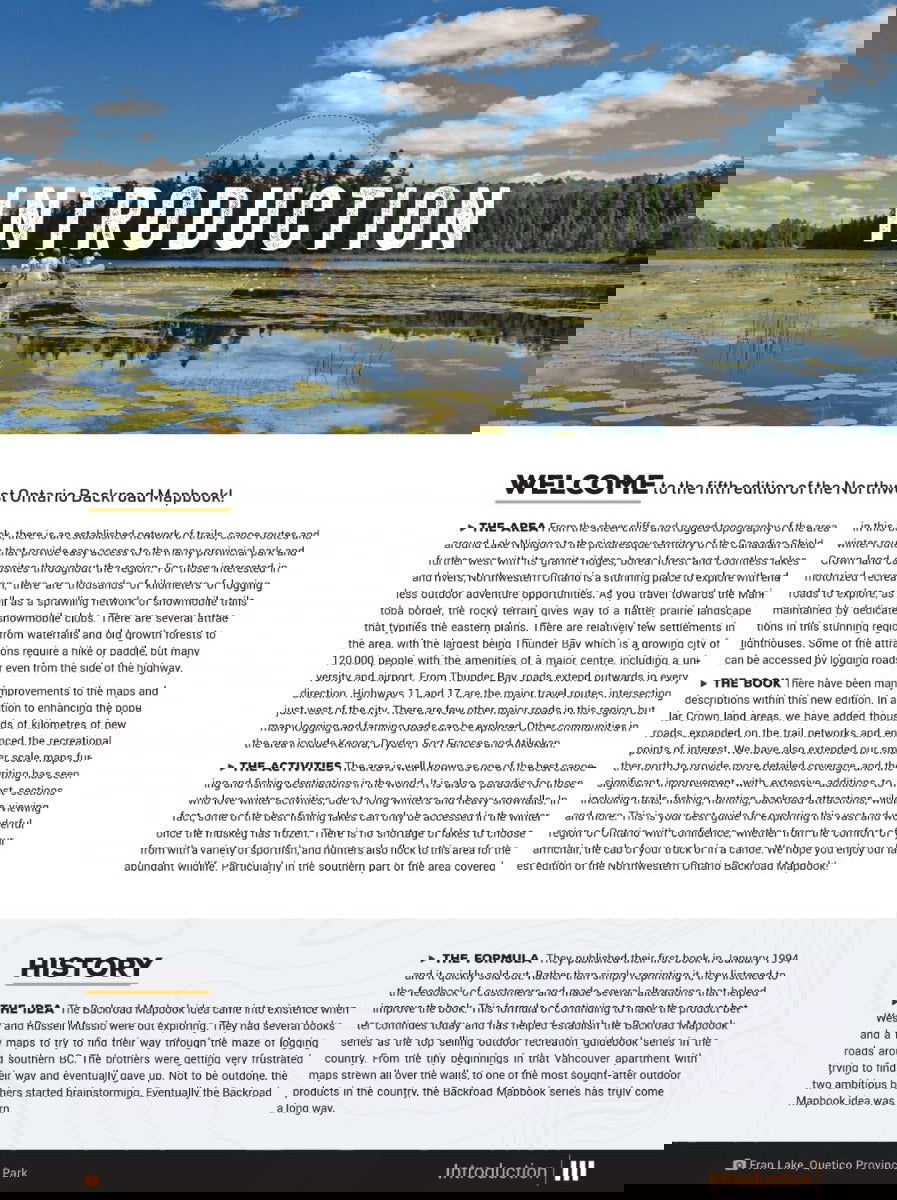 Northwestern Ontario Backroad Mapbook - Backroad Maps