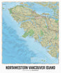 Northwestern Vancouver Island, BC - Wall Map - Backroad Maps