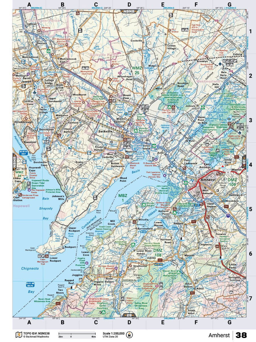 Nova Scotia Backroad Mapbook - Backroad Maps