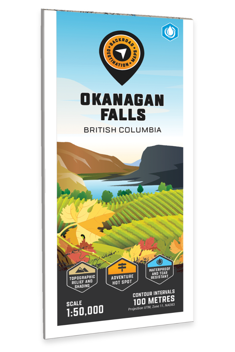 Okanagan Falls BC - Destination Map - Backroad Maps