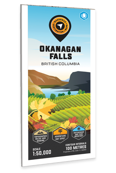 Okanagan Falls BC - Destination Map - Backroad Maps