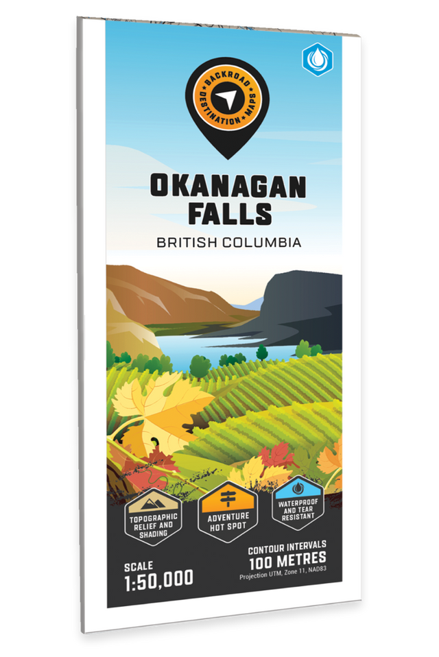 Okanagan Falls BC - Destination Map - Backroad Maps