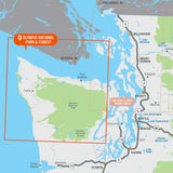 Olympic National Park & Forest, Washington State - Destination Map - Backroad Maps