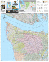 Olympic National Park & Forest, Washington State - Destination Map - Backroad Maps