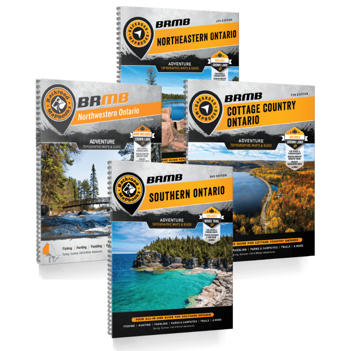 Ontario Backroad Mapbook Bundle - Mapbook Bundle