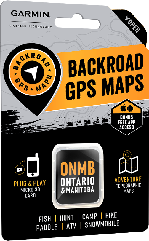 Ontario & Manitoba - Garmin-Licensed GPS Maps