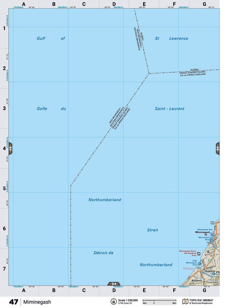 PEI11 Wall Map - Miminegash - Backroad Maps