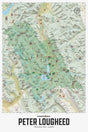 Peter Lougheed Provincial Park AB - Wall Map - Backroad Maps