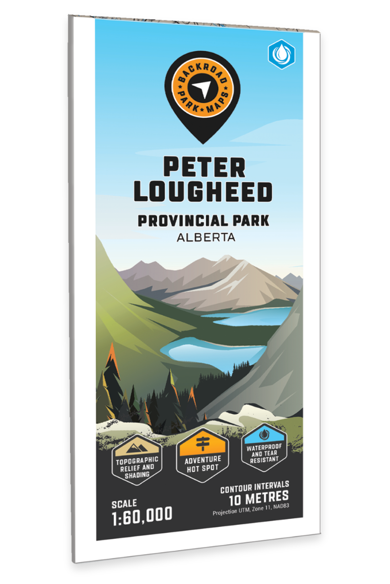 Peter Lougheed Provincial Park Alberta - Park Map - Backroad Maps