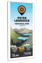 Peter Lougheed Provincial Park Alberta - Park Map - Backroad Maps