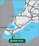 Point Pelee National Park Ontario - Park Map - Backroad Maps