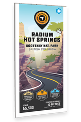 Radium Hot Springs (Kootenay National Park BC) - Destination Map - Backroad Maps